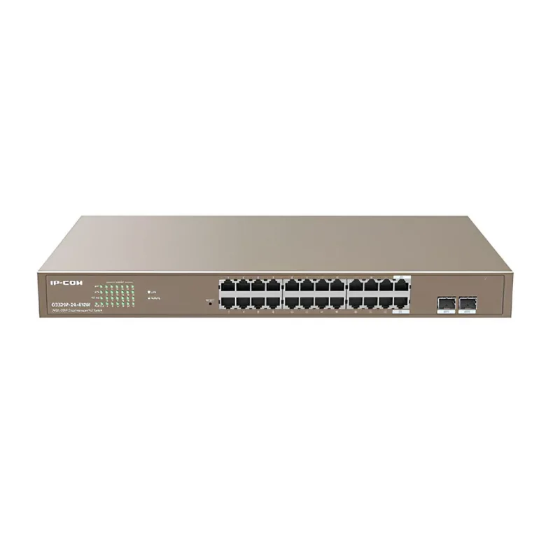 Switch 24 Portas Ip-com G3326p - Gigabit - 2 Portas Sfp - Gerenciável - G3326p-24-410w