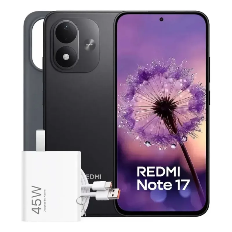 Celular Xiaomi Redmi Note 17 Negro 8Gb Ram 256Gb Rom