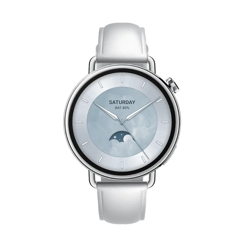 Smartwatch Xiaomi Watch S4 41mm Correa de Cuero Blanco BHR07VUGL