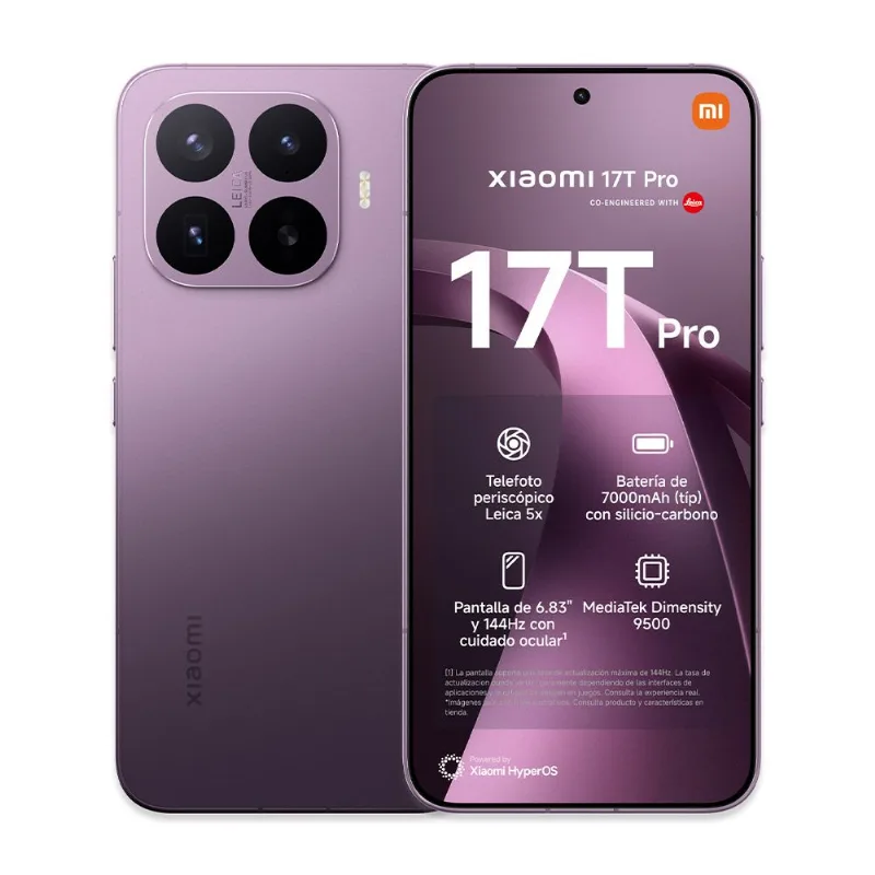 Celular Xiaomi 17T Pro 12GB 512GB Violet
