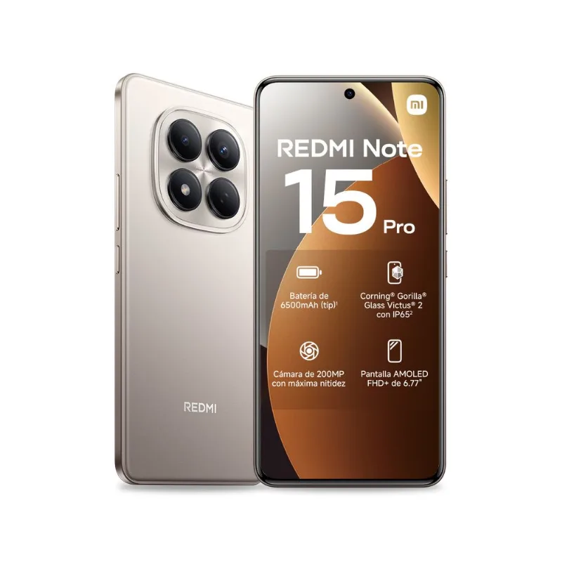 Celular Xiaomi Redmi Note 15 Pro 256GB 8GB RAM Gris