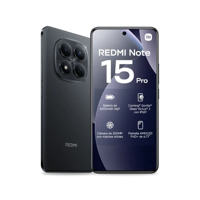 Celular Xiaomi Redmi Note 15 Pro 256GB 8GB RAM Negro