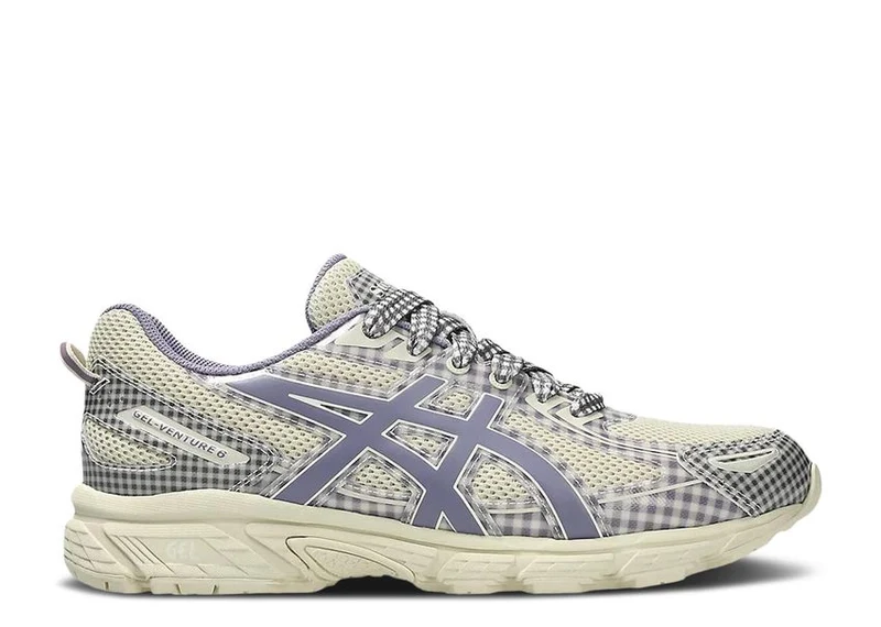 Asics Gel-Venture 6 Story mfg. Vanilla Violet Quartz Gingham 42.5 EU