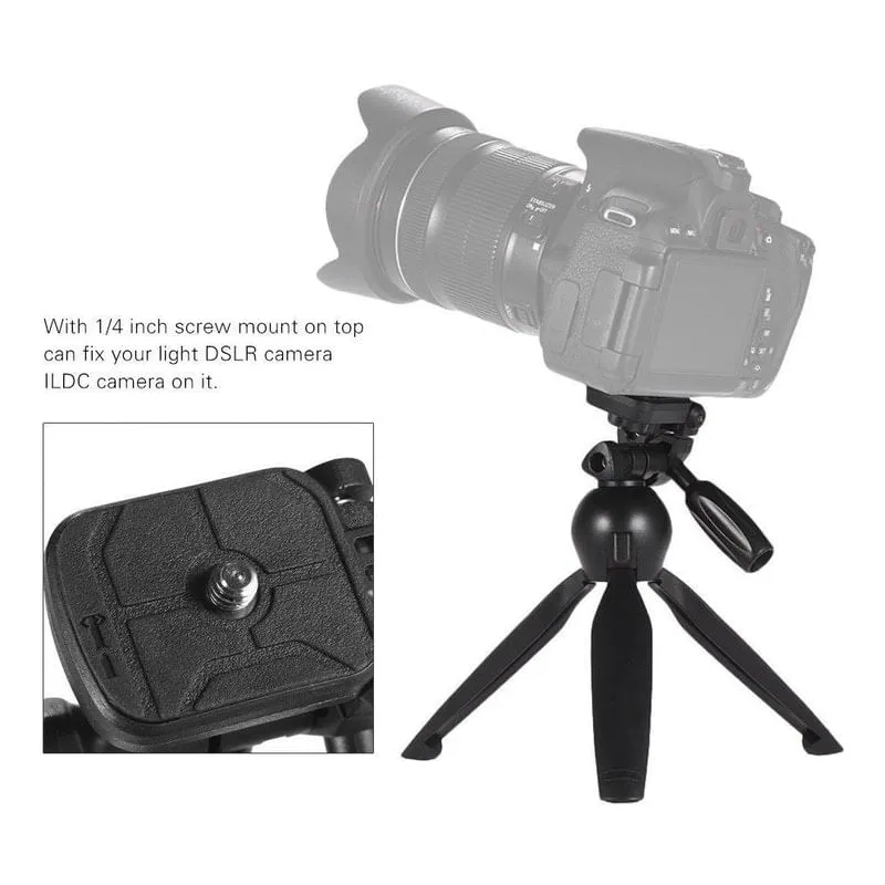 Tripé Para Celular Microfone E Câmeras Dslr