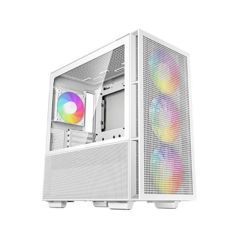 Gabinete Gamer Deepcool CH560 wh argb Mid Tower Vidro Branco