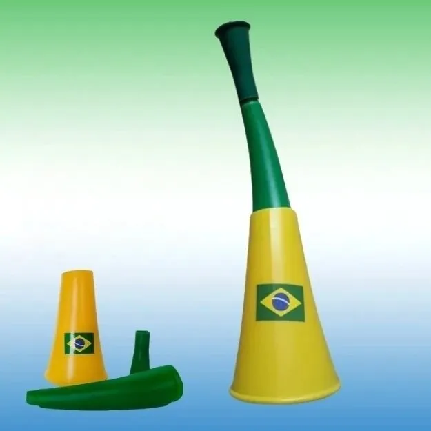 Corneta Curva Verde e Amarela