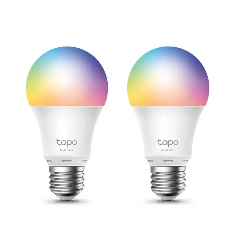 Foco TP-Link Tapo L530E (2-Pack) Smart Wi-Fi Light Bulb Multicolor
