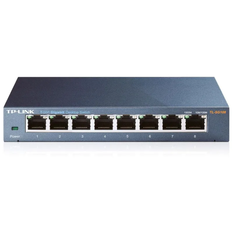 Switch 8 Portas TP-Link TL-SG108 Gigabit