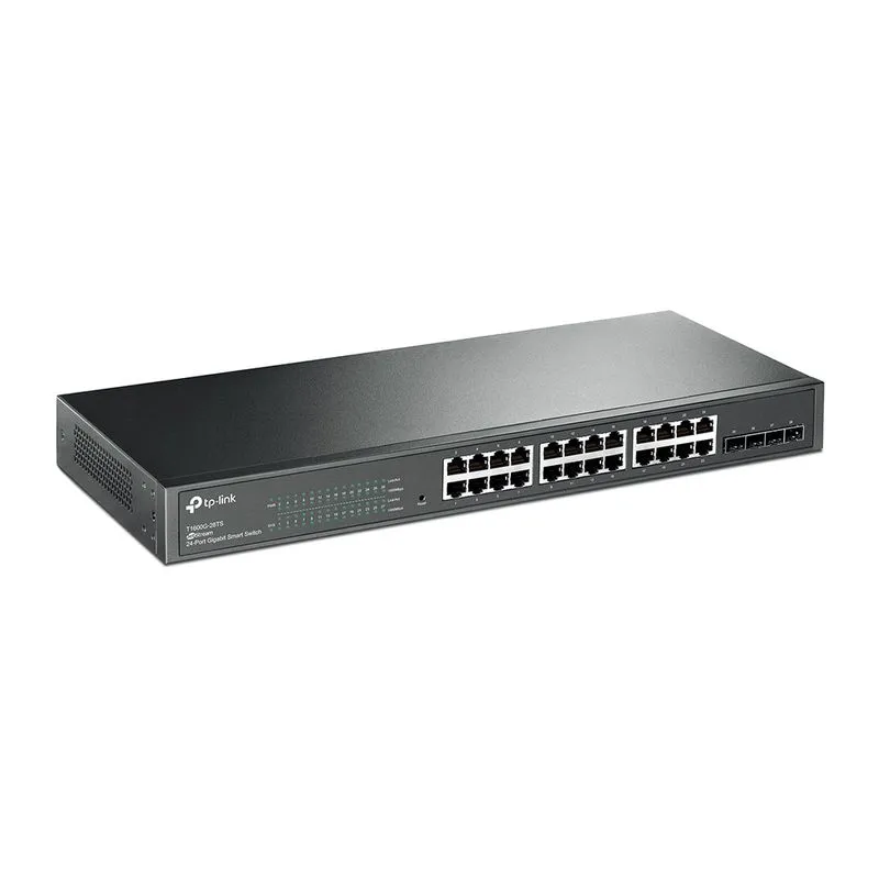 Switch 24 Portas Gerenciável - 10/100/1000 4-SFP - TP-Link - T1600G-28TS (TL-SG2424)