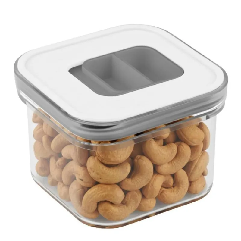 Pote Hermético Baker's Secret Porta Mantimentos Tampa Vedação Polietileno ABS Silicone Branco