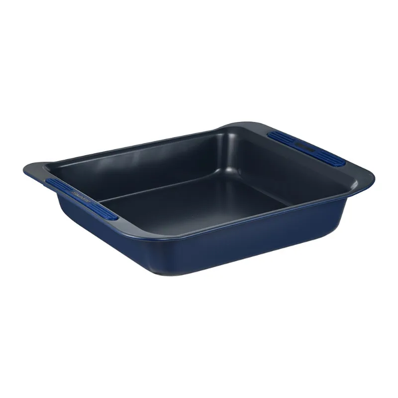 Molde Cuadrado de Acero Carbono 31x25.5x6 Cm x 1 Un Bergner Molde Horno Cuadrado 31x25.5x6cm Acero Carbono Bergner
