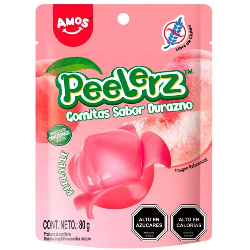 Gomitas Peelerz Durazno 80 g
