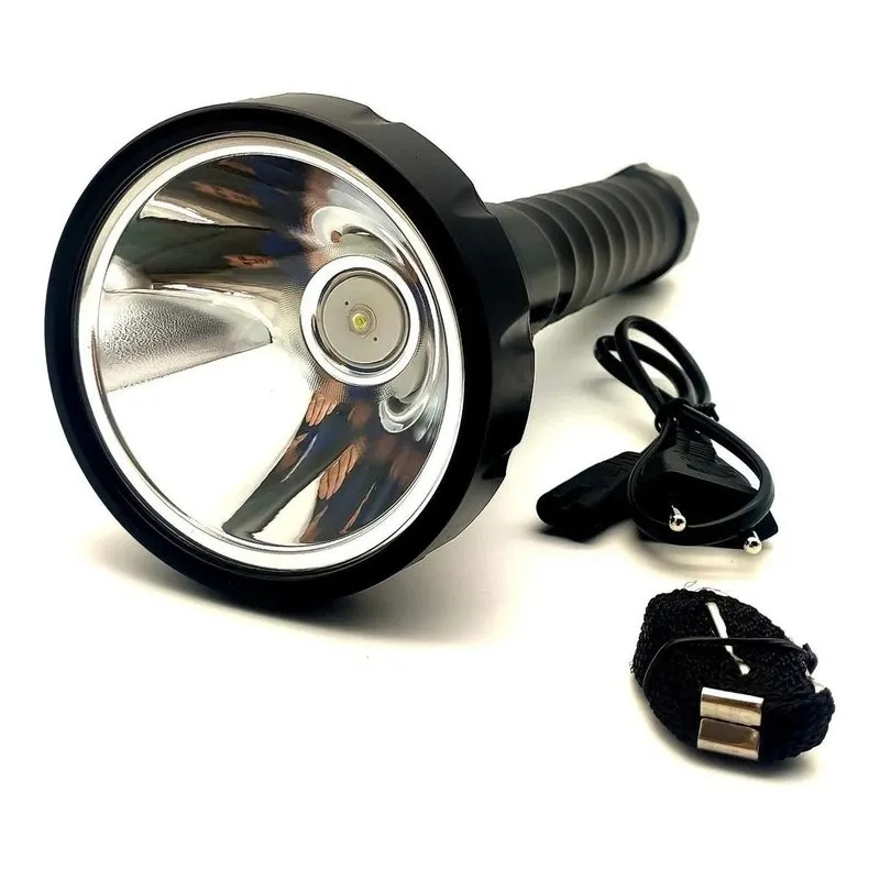 Lanterna Recarregável Dp-959C Com 1 Super Led Grande 6 Watts