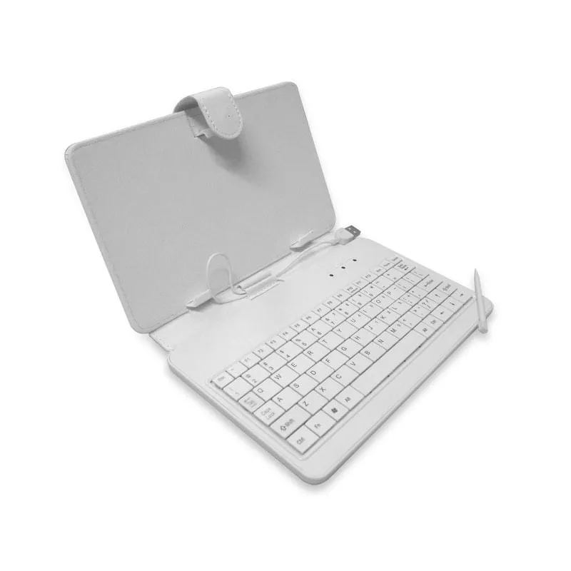 Capa Tablet Com Teclado Usb Tablet 7 + Cabo Otg + Caneta