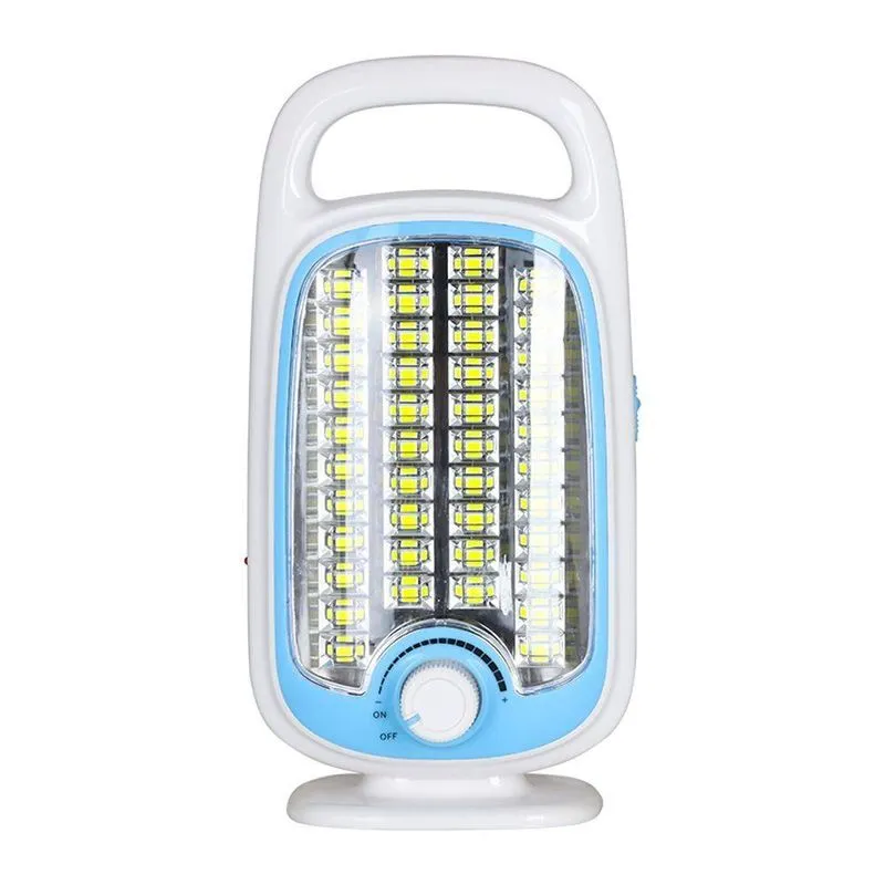 Lanterna Led Recarregável 2800mah Portátil Bivolt Azul