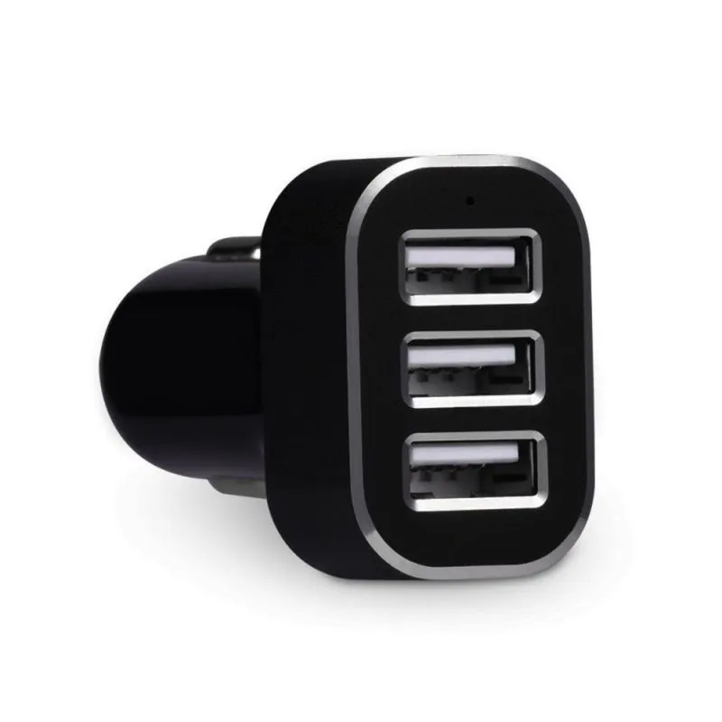 Carregador Veicular Hoopson 3 Usbs 12-24V Saída 5V 2A