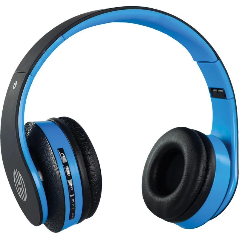 Fone de Ouvido Bluetooth Hoopson F038P Rádio FM com Alça Azul