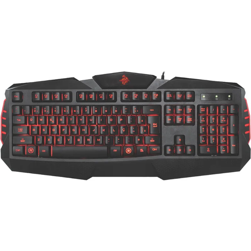 Super Kit Hoopson 4 em 1 Kane Pro Gaming TPC-050 Preto e Vermelho