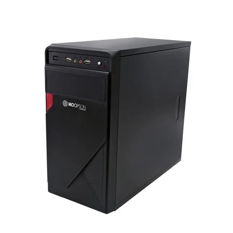 Gabinete Atx Hoopson 01 Baia Sem Fonte Cpu-009 Preto
