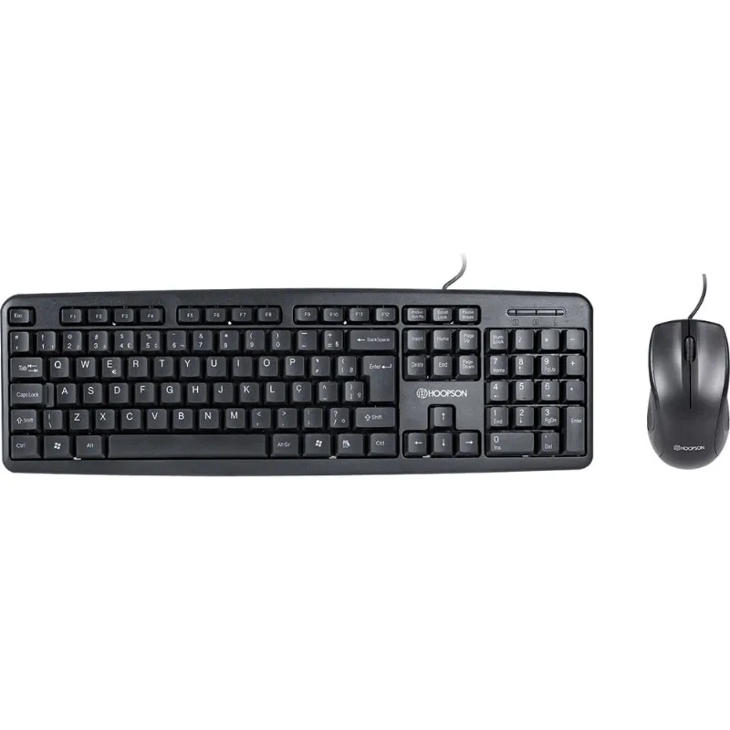 Teclado com Mouse USB Hoopson TPC-052K Preto
