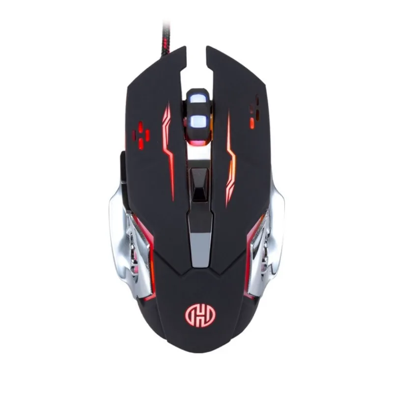 Mouse Gamer Galaxy Hoopson Iluminação RGB GT1100