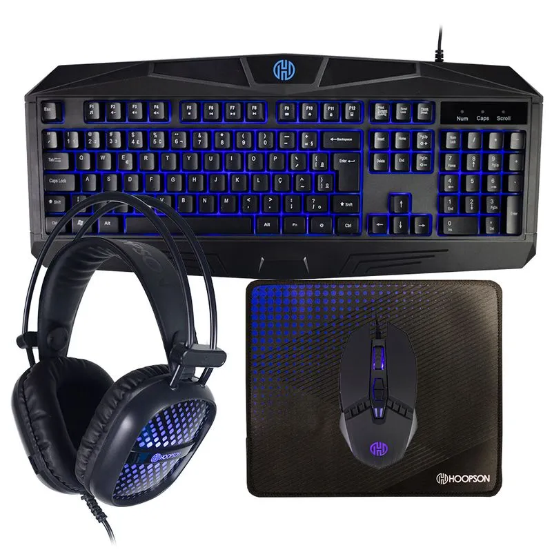 Super Kit Gamer 4X1 Teclado/ Mouse/ Mouse pad / Headset TPC-050B