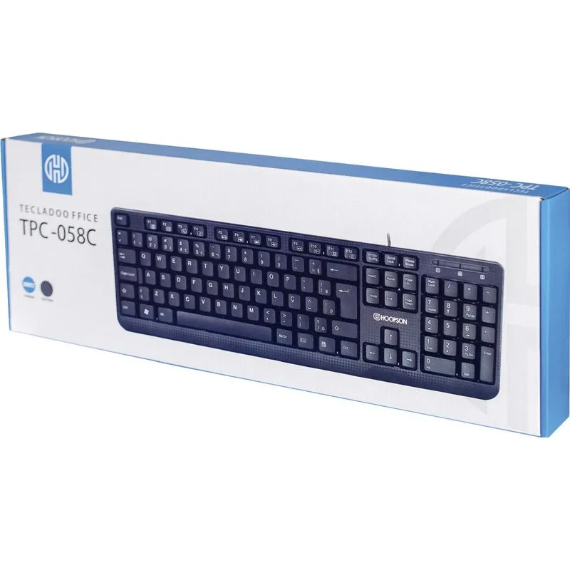Teclado USB Standard Preto ABNT2