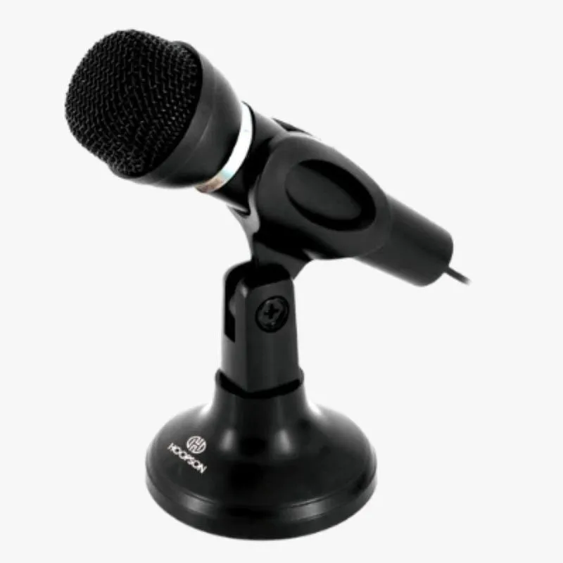 Microfone Mesa C-Fio 1,6M Conector P2 Haste Regular Mic-005 Hoopson