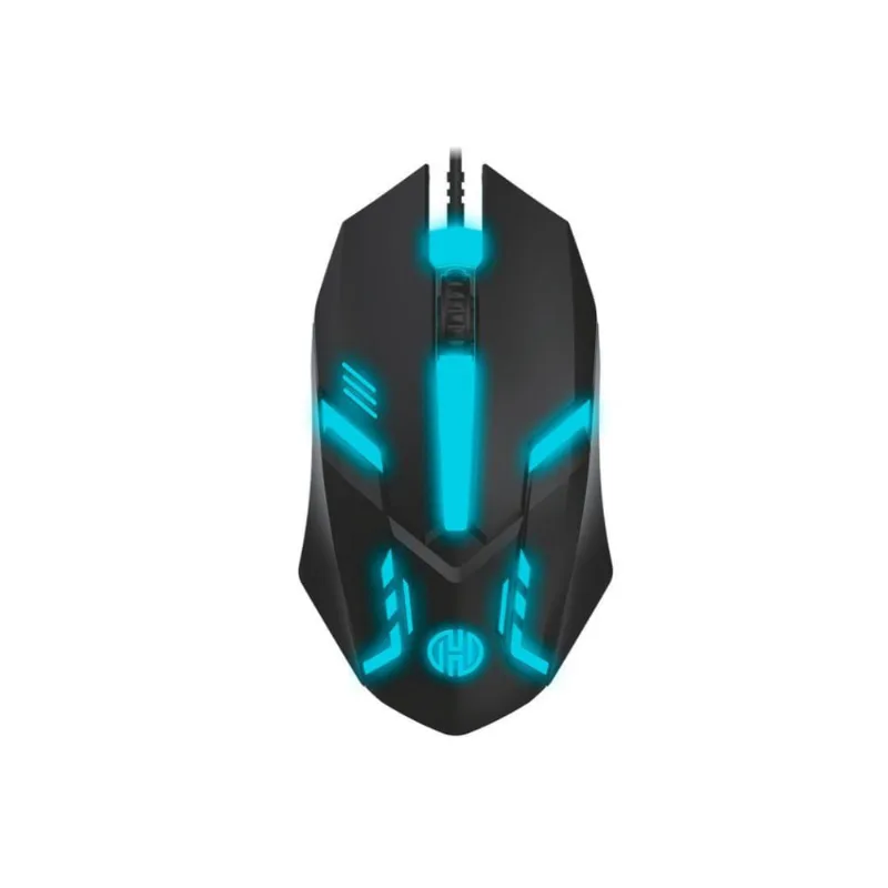 Mouse Usb Gamer Led Dpi 1000/1200 Ms-052 Preto/Azul Hoopson