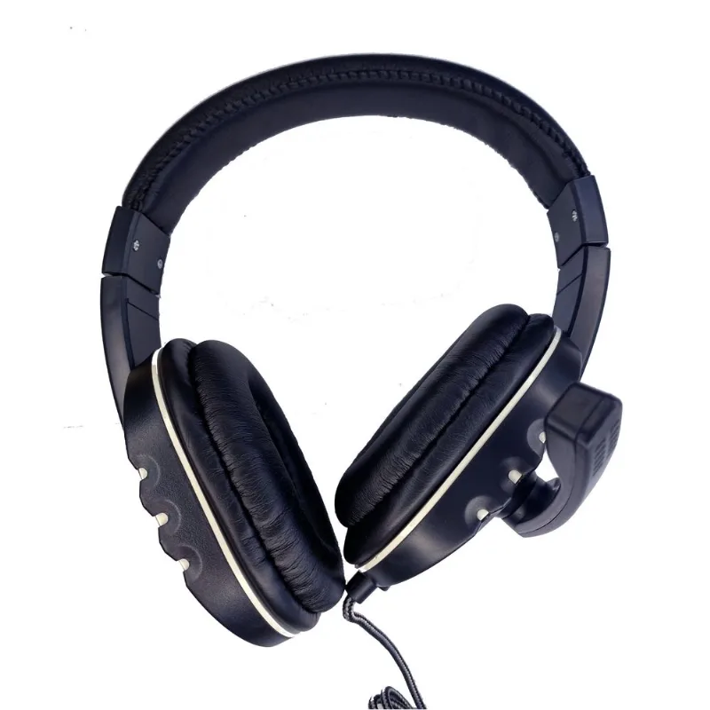 Auricular gamer Somao con micrófono SOMAO-SM540 negro y blanco