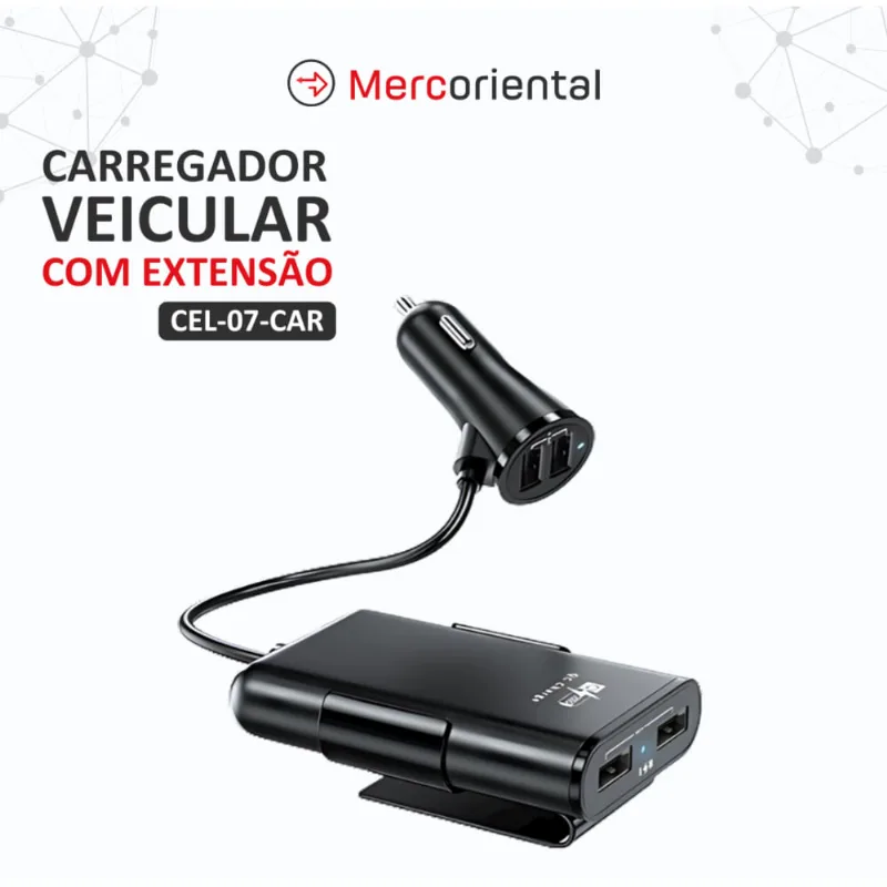 Carregador Veicular 15W USB Universal OEM