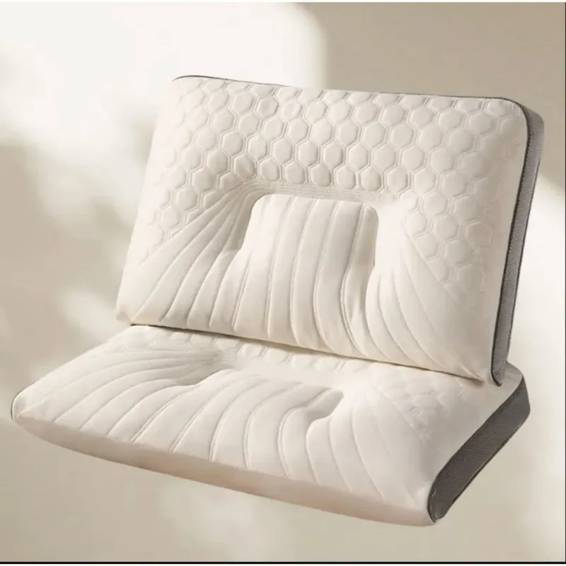 Travesseiro Ergonômico Tricotado Hoopson TVS-1001GBCH Branco