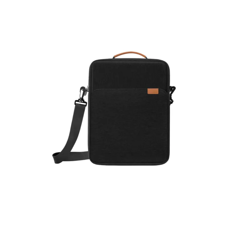 Maleta Notebook OEM 13" Preta Elegante com Alça e Divisórias - CPN018