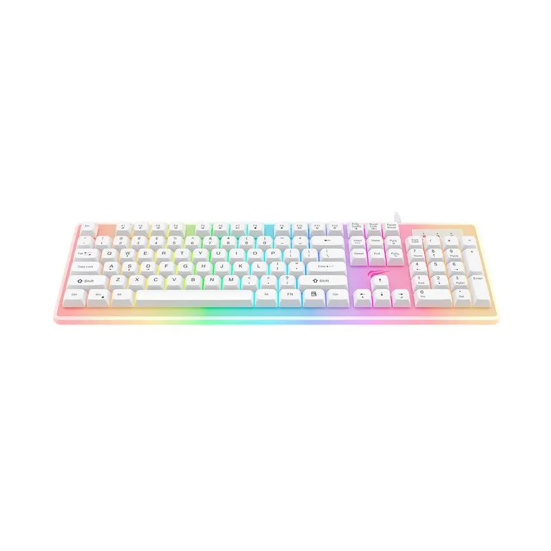Teclado gaming alámbrico Gamenote KB876L-WH
