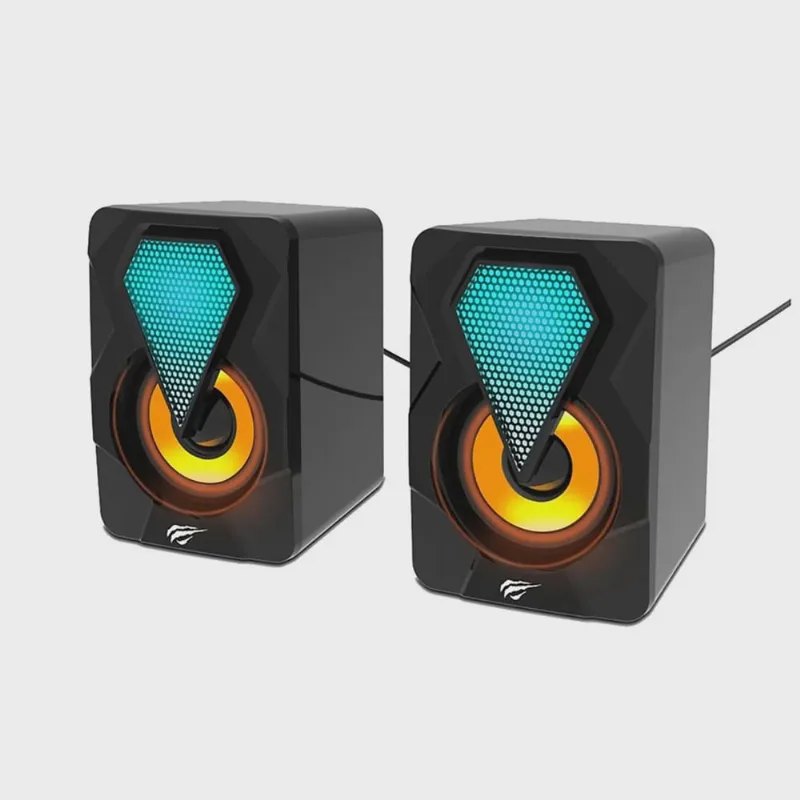 Caixa De Som Havit SK210 mini P2 3.5mm Estéreo 2.0 3W*2 Preto