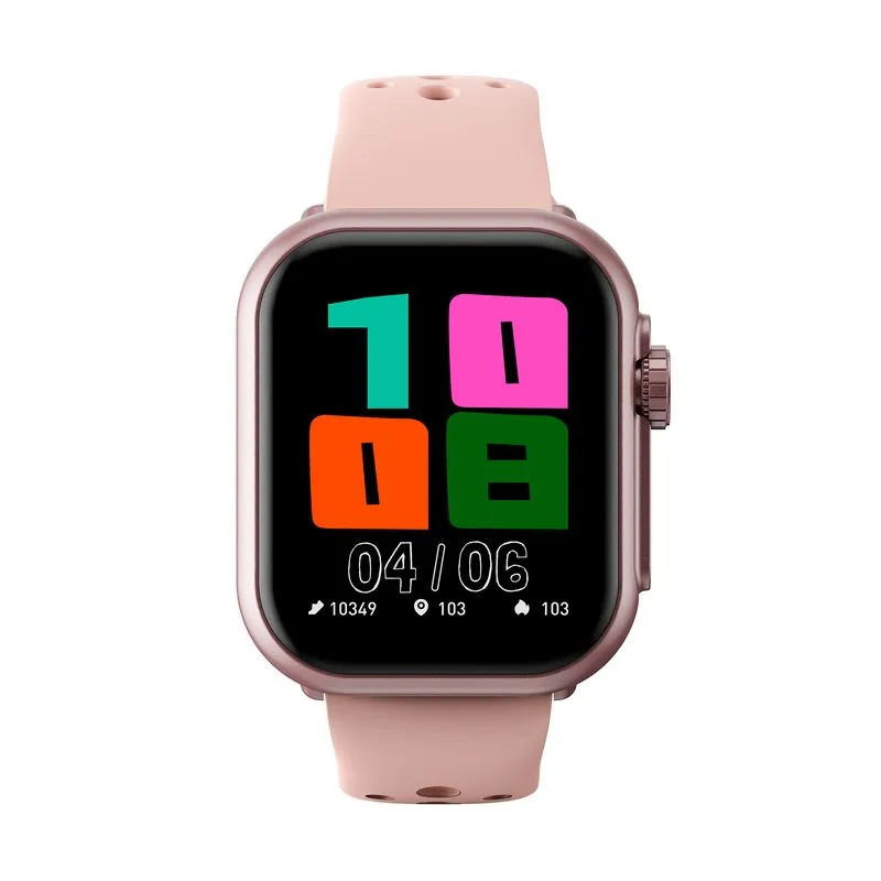 Smartwatch Havit M9071 con tablero rectangular de 1.83", rosado