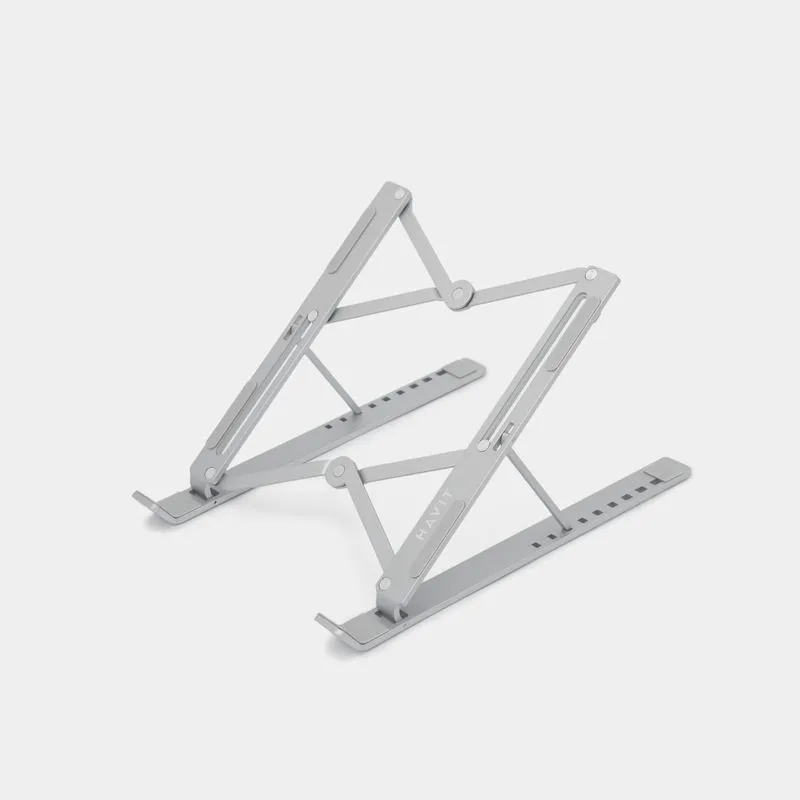 Base ajustable para portátil plateada Havit