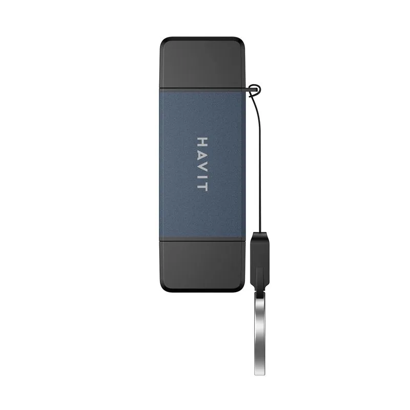 Hub multipuertos 6 en 1 USB Havit HB4040