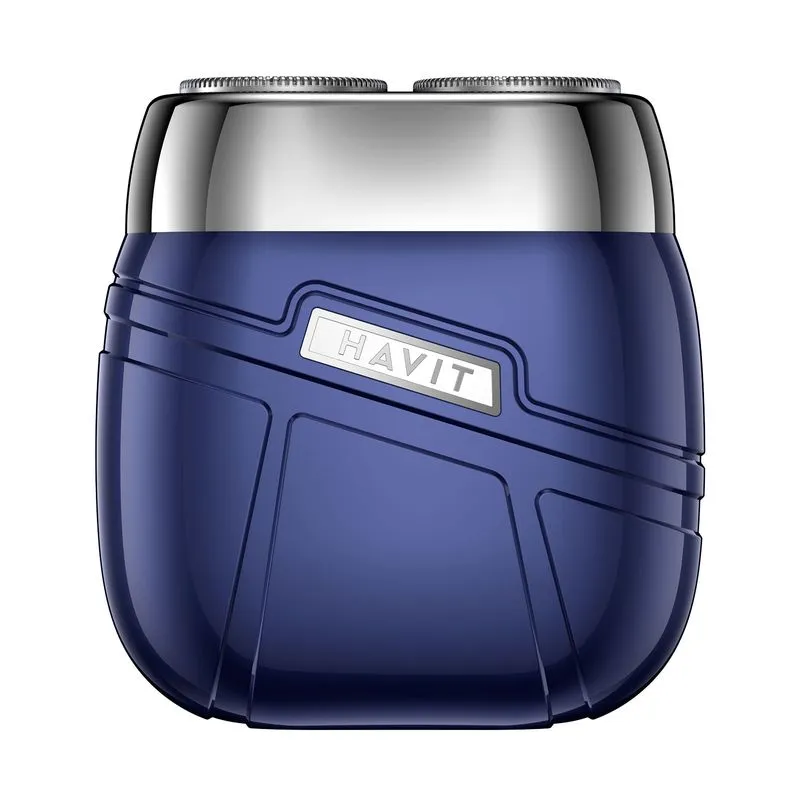 Afeitadora mini recargable Havit, azul