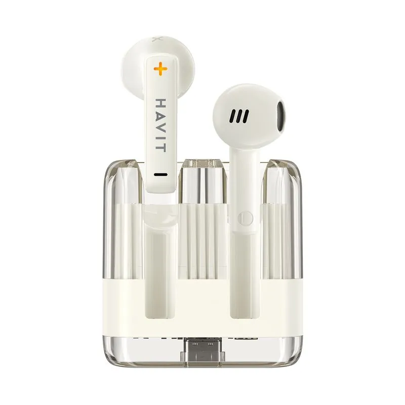Audífonos Havit TW981 in ear, blancos