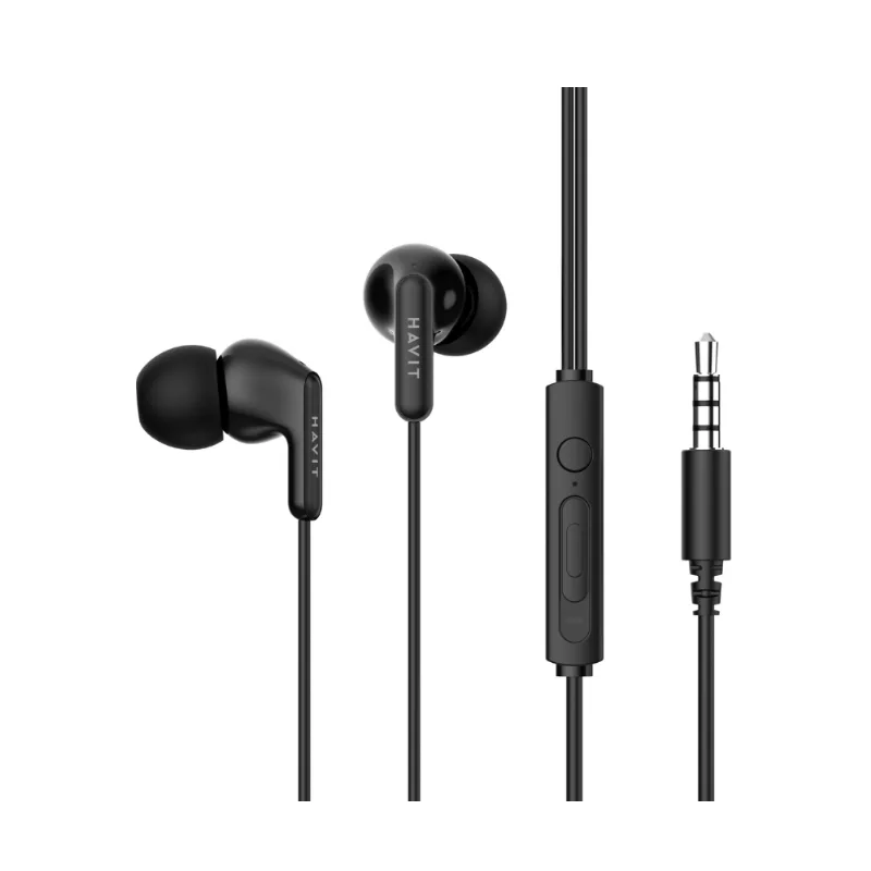 Auricular con Cable Havit E335P Negro