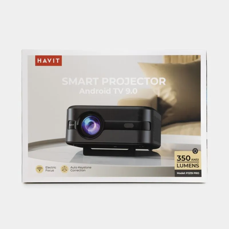 Videoproyector Havit PJ219 Pro, negro