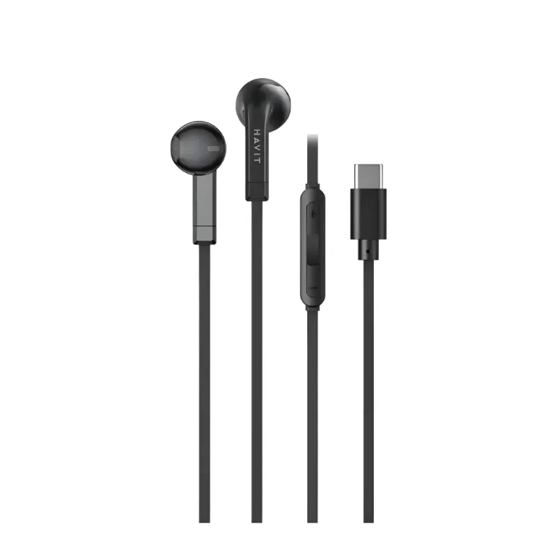 Auricular con Cable Havit E336C Negro