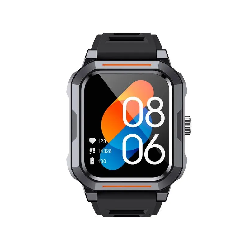 Smartwatch Havit M9040S con tablero rectangular de 1.91", negro