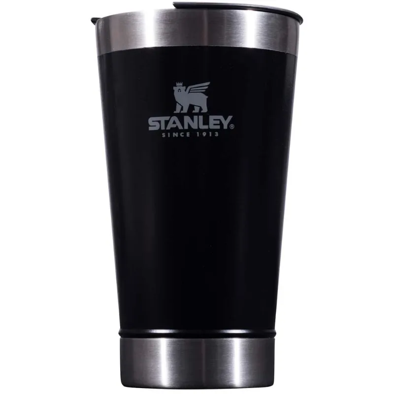 Vaso Con Destapador Negro Stanley