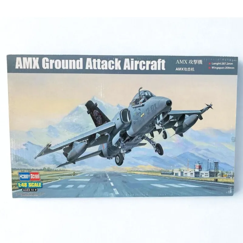 AMX Ground Attack Aircraft A-11A GHibli 1/48 Hobby Boss HL81741