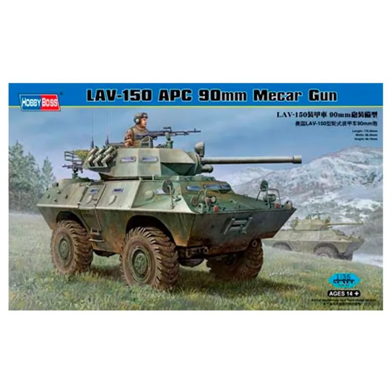 LAV-150 Commando AFV Cockerill 90mm Gun 1/35 Hobby Boss 82422