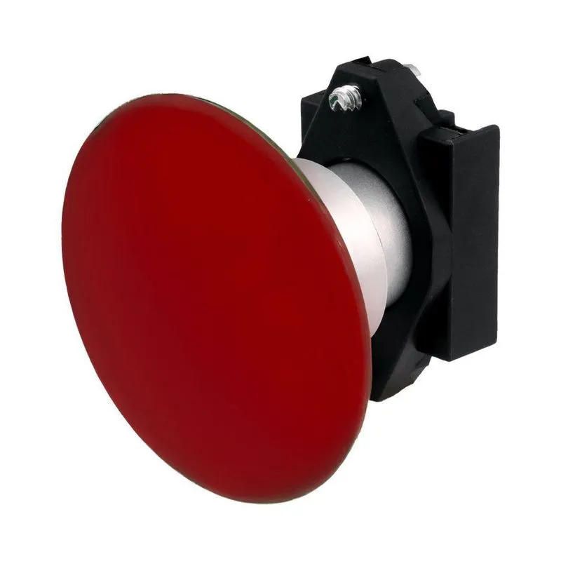 Botão de Pressão Tipo Cogumelo Siemens 3sb6030-1bc20-0ya0 40MM Bivolt Vermelho
