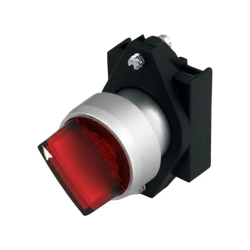 Botão Comutador Siemens 3sb6031-2aa20-0ya0 Iluminado 2 Posições Bivolt Vermelho
