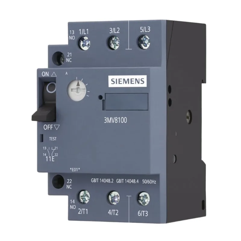 Disjuntor Protetor Motor 4-6A 3Mv8100-1Mk00 Siemens